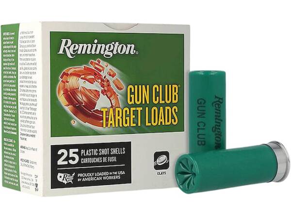 Remington Gun Club Target 12 Gauge Ammo of 1000