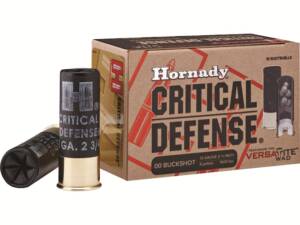 Hornady Critical Defense 12 Gauge Buckshot Ammo 2-3/4" of 1000