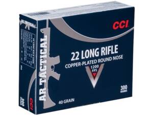 CCI Tactical 22LR Ammo 40 Grain Plated Round Nose Of 5000 Rounds