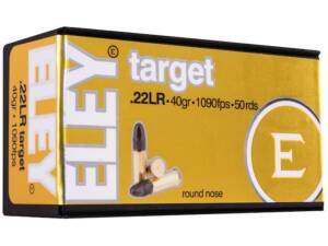 Eley Target 22LR Ammo 40 Grain Round Nose Of 5000 Rounds