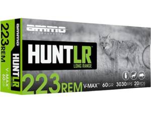 Ammo Inc. 223 Remington Ammo 60 Grain Hornady V-Max Polymer Tip Box of 1000