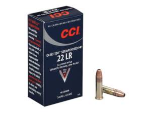 CCI Quiet 22LR Ammo 40 Grain Fragmenting Hollow Point of 5000 Rounds