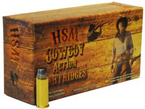 HSM Cowboy Action 44 Remington Magnum Ammo 200 Grain Flat Nose Box of 1000