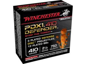 Winchester PDX1 Defender 410 Copper Plated Lead Ammo of 1000