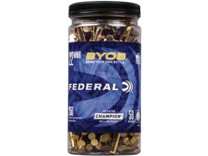 Federal BYOB 22 Winchester Magnum Rimfire (WMR) Ammo 50 Grain Jacketed Hollow Point