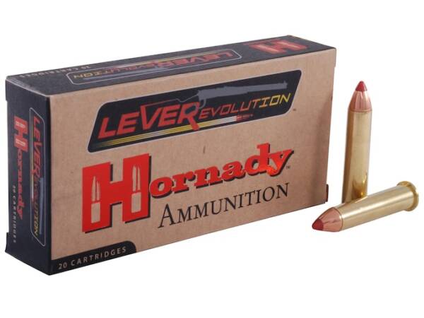 Hornady LEVERevolution 45-70 Government Ammo 325 Grain Hornady FTX Polymer Tip Box of 1000