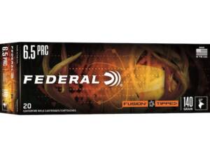 Federal Fusion Tipped 6.5 PRC Ammo 140 Grain Bonded Polymer Tip Box of 1000
