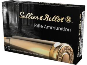 Sellier & Bellot 30-06 Springfield Ammo 180 Grain Full Metal Jacket