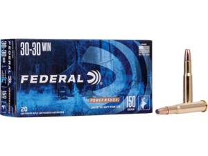 Federal Power-Shok 30-30 Winchester Ammo 150 Grain Jacketed Flat Nose of 1000