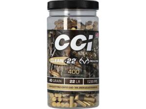 CCI Clean-22 High Velocity Realtree Edition 22LR Ammo 40 Grain Round Nose Of 5000 Rounds