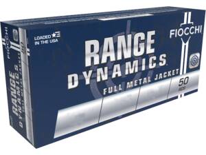 Fiocchi Range Dynamics 38 Special Ammo 130 Grain Full Metal Jacket of 1000