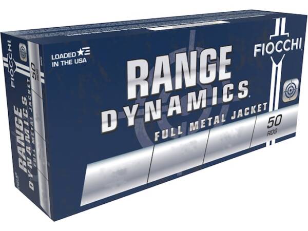 Fiocchi Range Dynamics 38 Special Ammo 130 Grain Full Metal Jacket of 1000