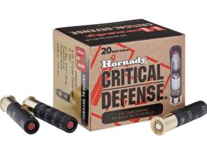Hornady Critical Defense 410 Polymer Tip FTX Slug and Two Round Balls 2-1/2" Box of 1000