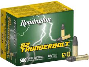 Remington Thunderbolt 22LR Ammo 40 Grain Round Nose Bulk