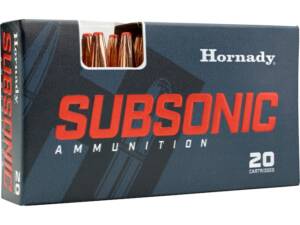 Hornady Subsonic 45-70 Government Ammo 410 Grain Hornady FTX Polymer Tip Box of 1000