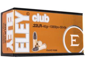 Eley Club 22LR Ammo 40 Grain Round Nose Of 5000 Rounds
