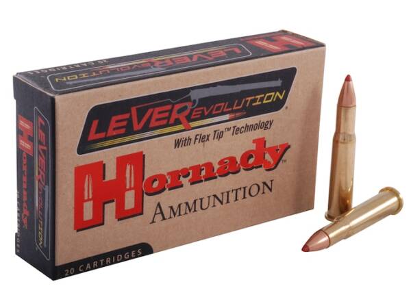 Hornady LEVERevolution 30-30 Winchester Ammo 160 Grain Hornady FTX Polymer Tip Box of 1000