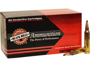Black Hills 5.56x45mm NATO Ammo 69 Grain Sierra Tipped MatchKing Polymer Tip Box of 1000