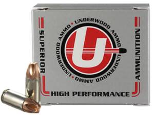 Underwood Xtreme Defender 9mm Luger Ammo 68 Grain Lehigh Xtreme Defense Fluted Lead Free Box of 1000