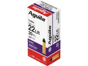Aguila Colibri 22LR Ammo 20 Grain Round Nose Of 5000 Rounds