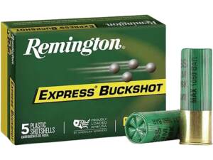 Remington Express Managed-Recoil 12 Gauge Buckshot Ammo 2-34