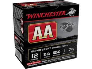 Winchester AA Super Sport Sporting Clays 12 Gauge Ammo 1250fps