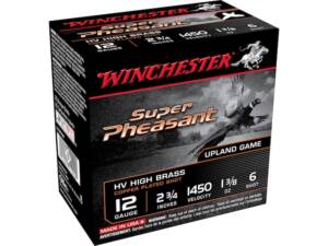 Winchester Super Pheasant High Velocity 12 Gauge Copper Plated Lead Ammo