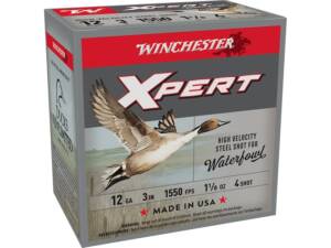 Winchester Xpert High Velocity Waterfowl 12 Gauge Steel Ammo