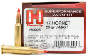 17 hornet ammo